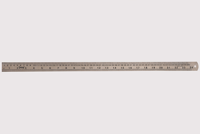 Delux 60cm Steel Scale